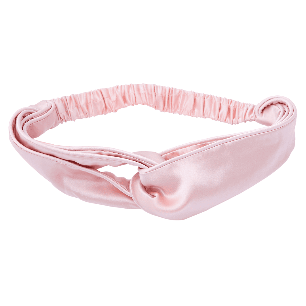 Weißer Seidenkissenbezug mit Schleifen-Design für luxuriösen Schlaf.