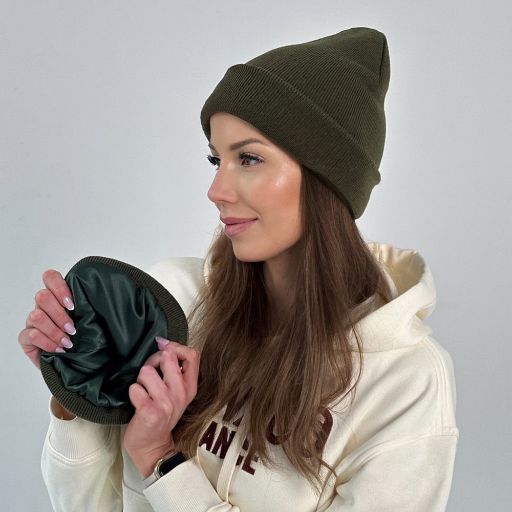 Kaschiertes Seidenkissenbezug aus LoveSilk, luxuriös und angenehm auf der Haut.