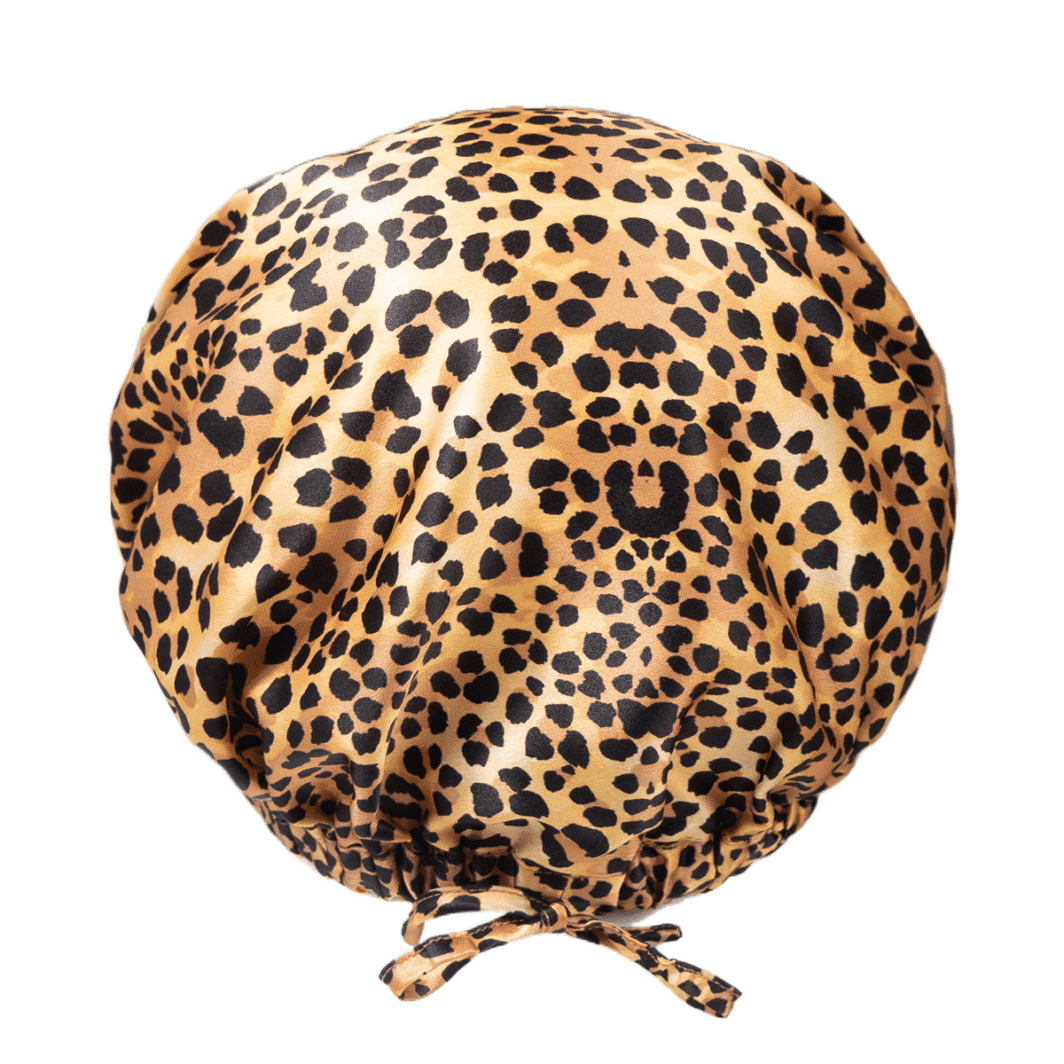 Leopardenmuster Seidenschal, luxuriöse Silk Accessoires für stilvollen Look.