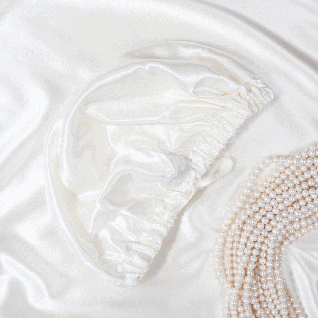 Seidenschlafmaske aus Satin, luxuriös und weich, ideal für einen erholsamen Schlaf.